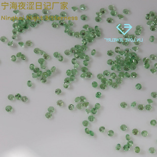 Wholesale natural chafrah gem 0.7-3.0 jewelry clock inlay with stone size precision finishing flash
