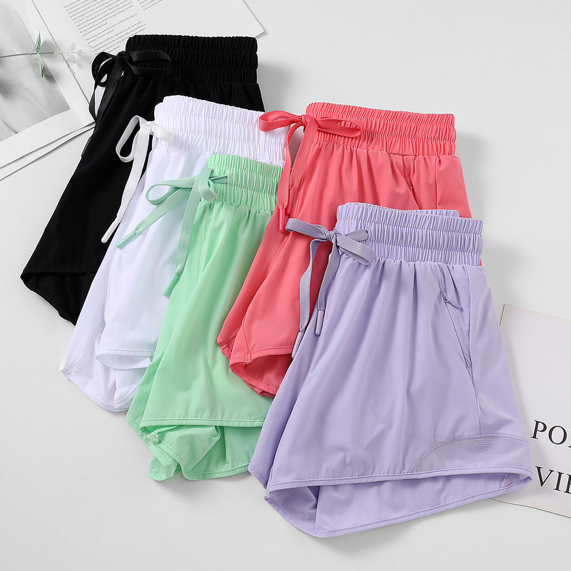 New Women's Loose Summer Quick-Drying Running Anti-Exposure Mesh Breathable Sports Shorts Outdoor Running Fitness Pants