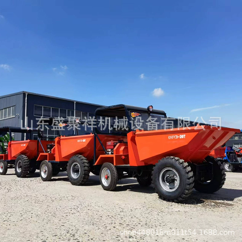 Самосвал Shengjuxiang 58 л.с. с передней загрузкой, дизельный, для строительных площадок, перевозки песка и камня