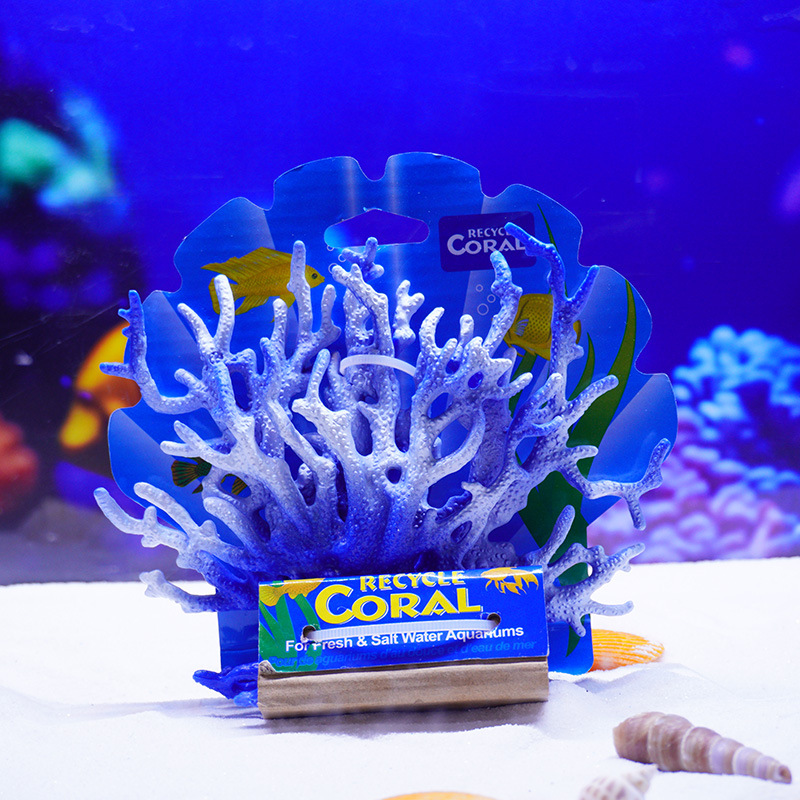 Acuario de agua de mar, paisajismo, decoración de micropaisaje, simulación al por mayor, degradado, PVC suave, suministro transfronterizo de coral