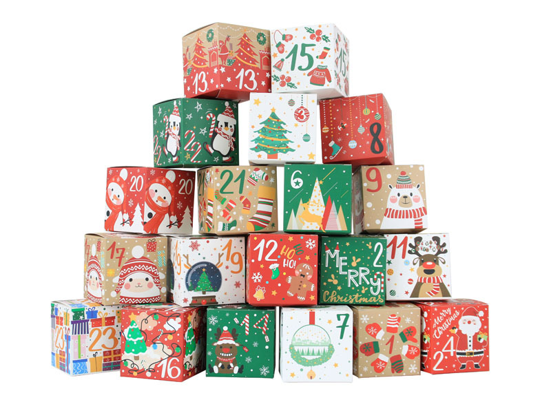 250g Weight Gift Wrapping Supplies Event & Party Supplies 1 Set Quantity Party Occasion Christmas Festival Cartoon Pattern Christmas Cartoon Party Gift Wrapping Supplies