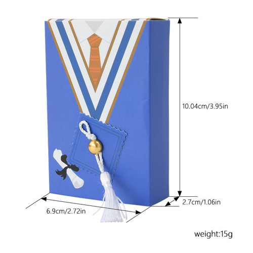 European style new wedding candy box bachelor's hat candy box doctor's dress drawer box graduation party candy box return gift box