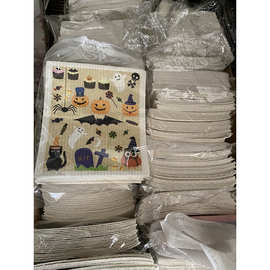 跨境专供德国木浆棉抹布 厨房洗碗海绵懒人抹布 厨房清洁抹布现货