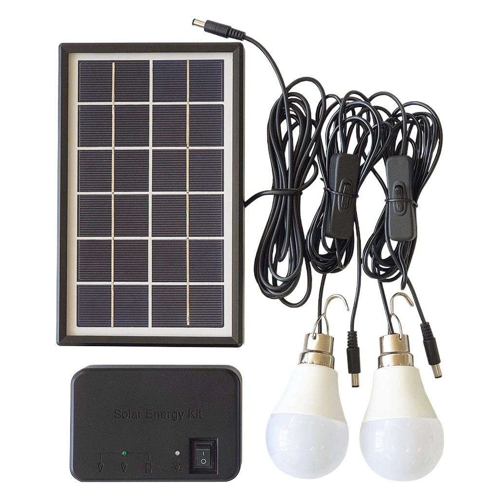 Легкая портативная солнечная система для освещения и зарядки на природе: солнечная панель на литиевом аккумуляторе для кемпинга