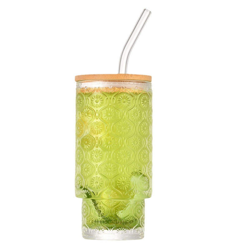 Transfronterizo Amazon 11oz bebida con cubierta de paja taza de jugo vertical plegable copa de bebida