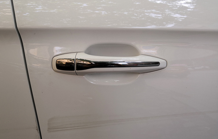 Suitable for Peugeot logo 301 3008 2008 308 handle bright strip car door handle stainless steel modified decoration