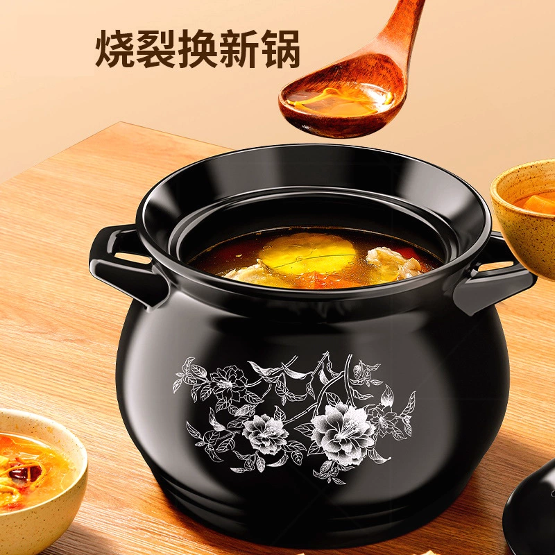 71TX Clatty Pot Clamping Casual Calfs, Lao Soup, Tu Sand Can Soup Stew Pot, Gaspig Ceramic Soup Stew Pot