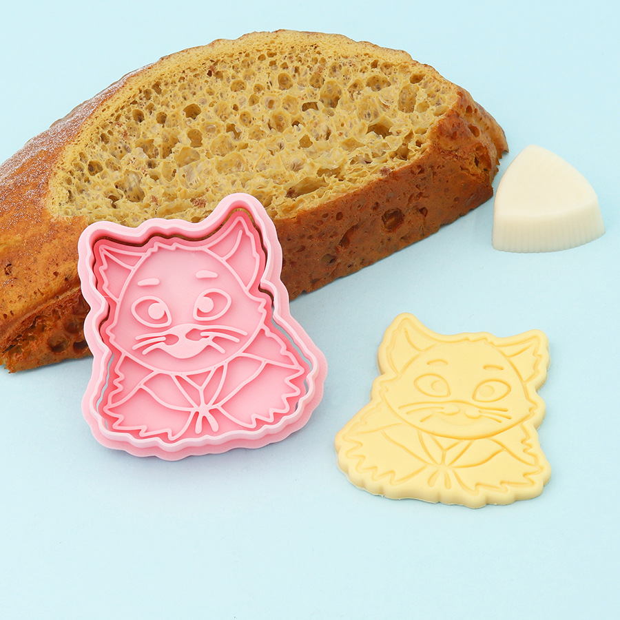 Molde de galletas de Nezha simulado, herramientas de repostería con diseños de dibujos animados de Ao Bing, Ao Guang, Shen Gongbao, Shijin y Bestia del Límite de la Emperatriz