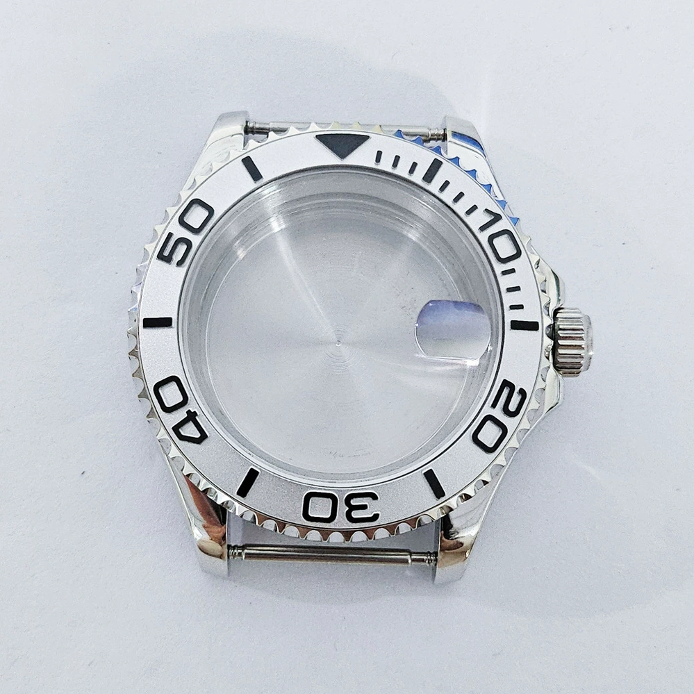 Аксессуары для часов 40 мм из нержавеющей стали с плотным дном и прозрачным дном корпуса корпуса яхты синее стекло для машины NH35/36