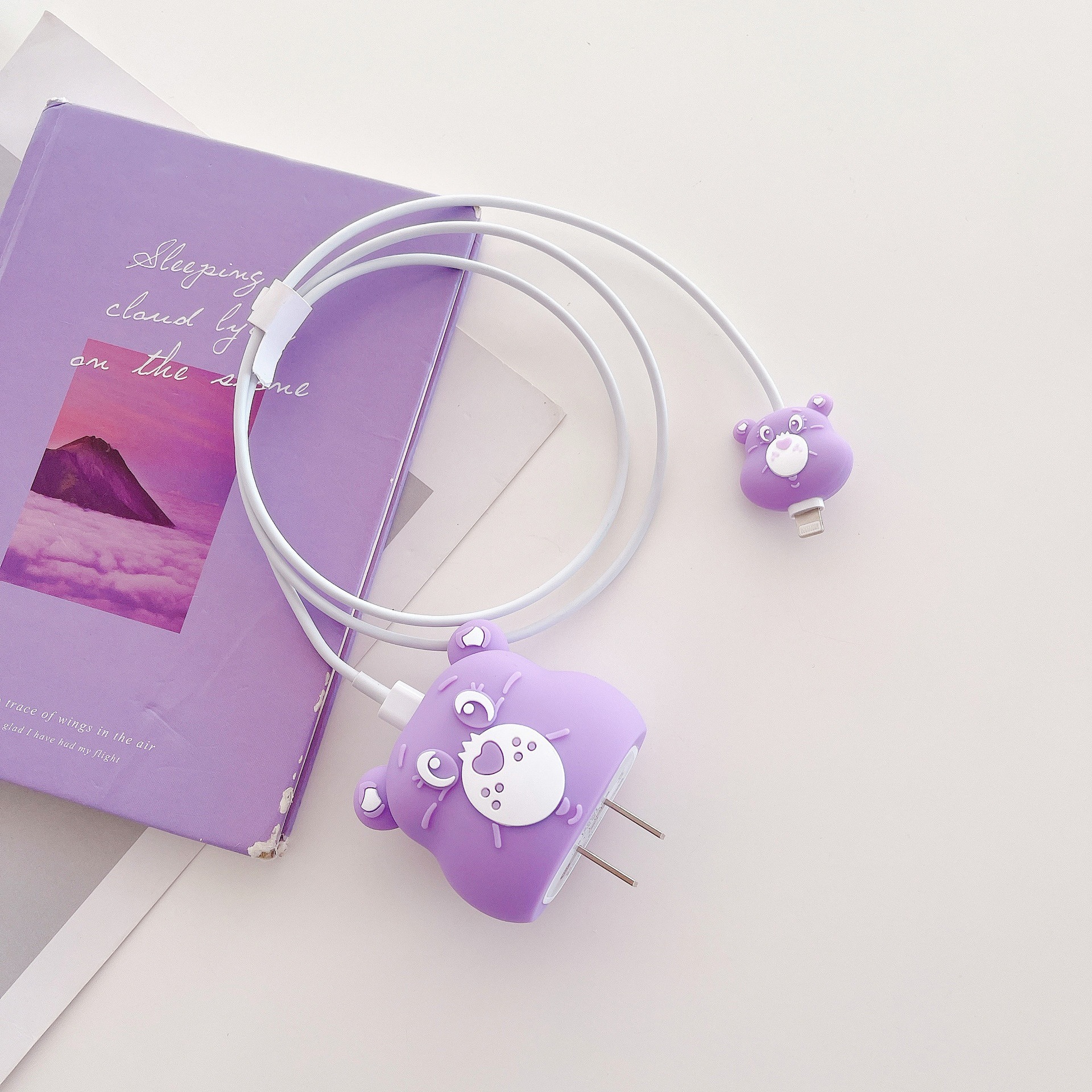 Adecuado para Apple Cargador Funda protectora para cable de datos Funda protectora para cable de carga de 20W Funda protectora para cabezal de carga