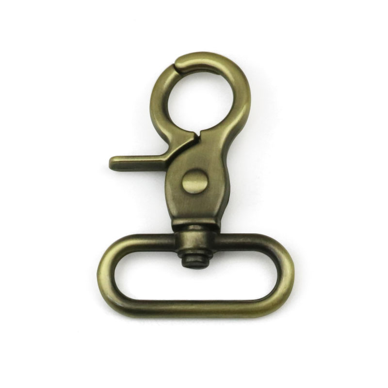 Multi-especificación alicates de aleación de zinc hebilla de perro bolsa correa de conexión hebilla de gancho de metal hardware de equipaje hebilla de gancho clave
