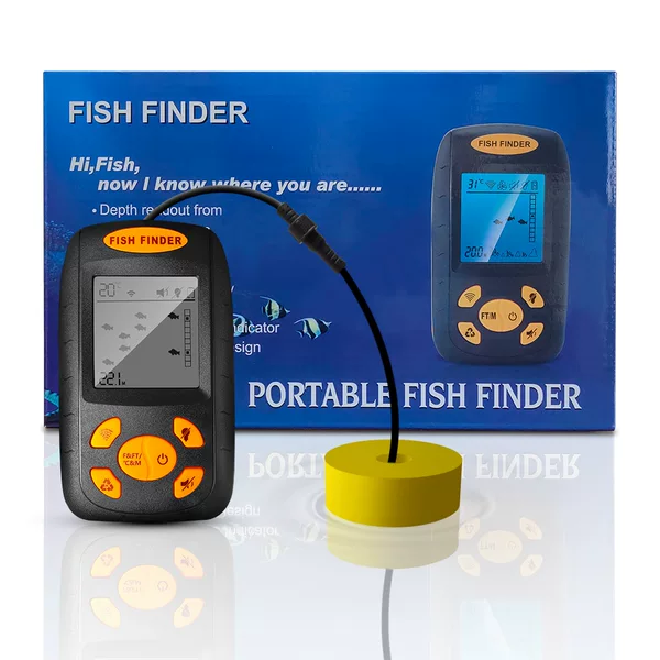 Fish Finder fishing gear sonar detection radar fish finder fish depth cross-border one-piece delivery Amazon source factory