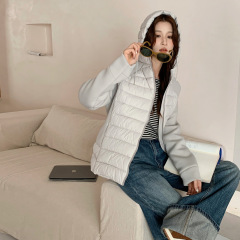 轻薄款连帽棉服女连帽2025年新款冬季棉衣外套面包服上衣棉袄女装