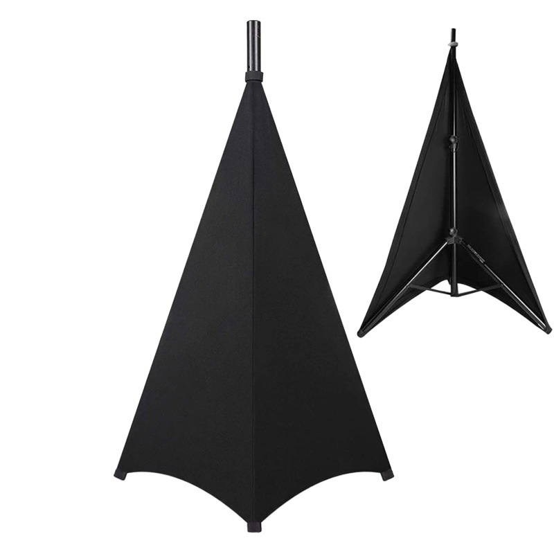 Cubierta del soporte del altavoz cubierta del soporte de la etapa sombreado ajustable danza rendimiento altavoz feo cubierta