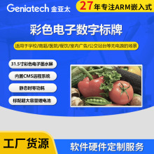金亚太31.5吋E Ink Spectra6彩墨广告屏 高清护眼低功耗远程控制