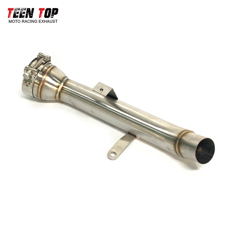 Suitable for Suzuki Gsx-S1000 Exhaust Pipe Modification, Gsx-S1000F Stainless Steel Back-Pressure Drum Mid-Section Exhaust