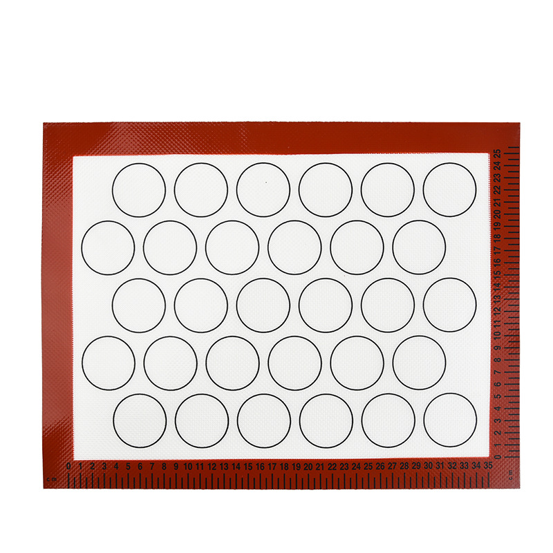 30*40cm [빨강 끝 직각 흰색 배경 30 고리 양면 스케일]