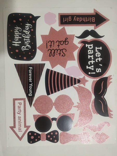 Props for photo sessions, set, 18 pieces
