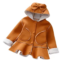 Внешняя торговля Ebay AliExpress 2022, новый зимний детский утолщенный Кардиган для девочек в Корейском стиле с капюшоном