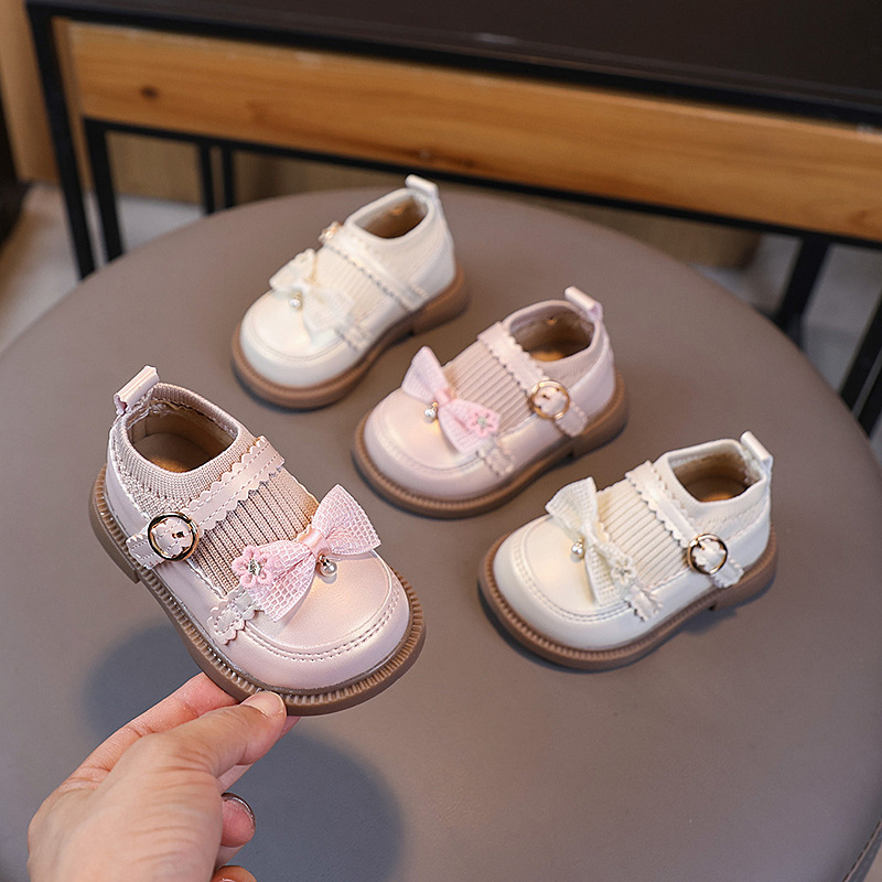 春秋新款公主鞋1-2岁小童婴幼儿防滑软底学步鞋女宝宝单鞋小皮鞋3|undefined