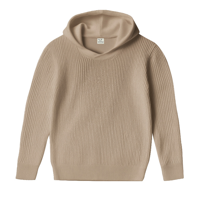 Herren Kapuzenpullover Strickjacke Für Herbst Und Winter_voghion.com