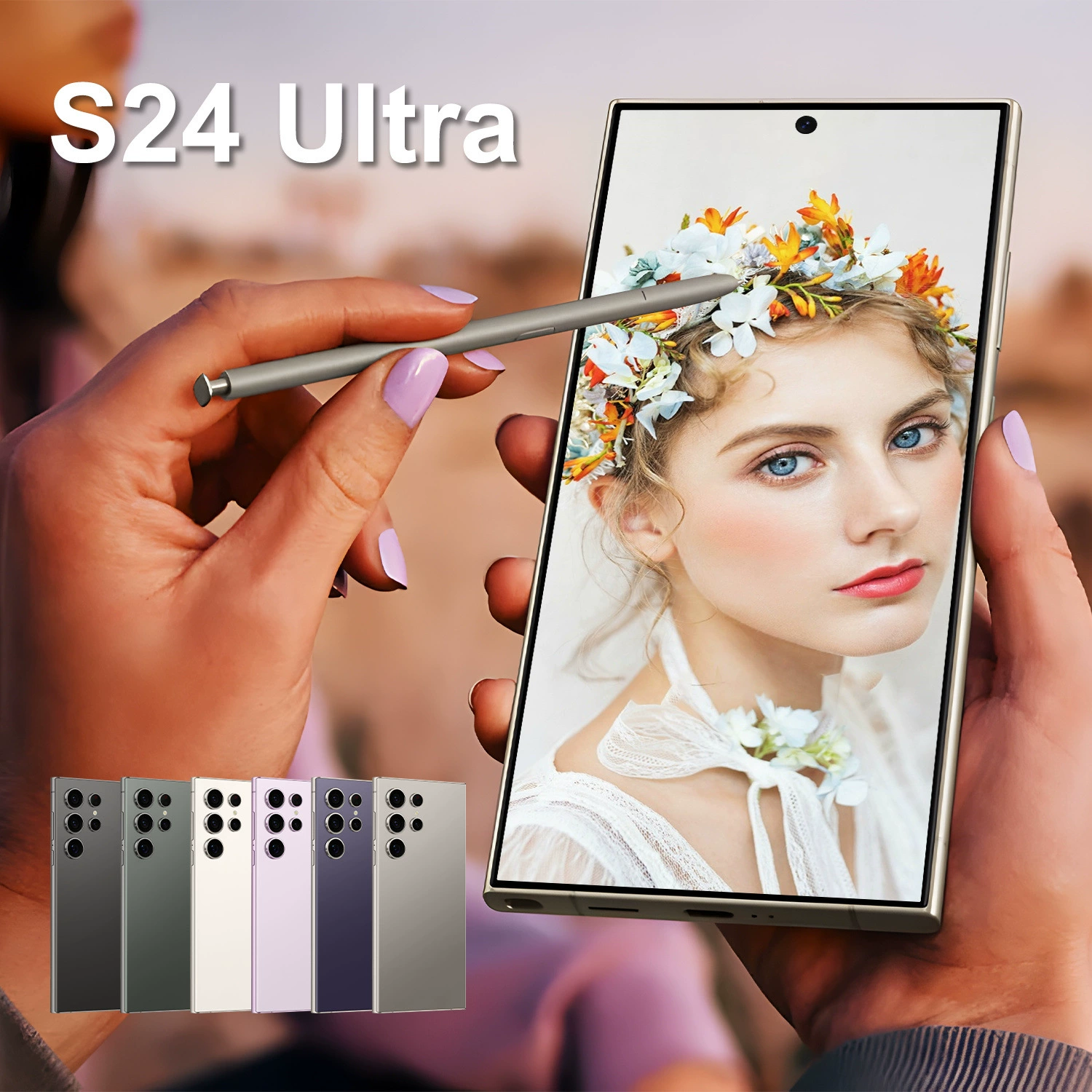S24 Ultra+, 7.3 дюйма, 16+1Т, Android смартфон, внешний рынок, модель-«хит»