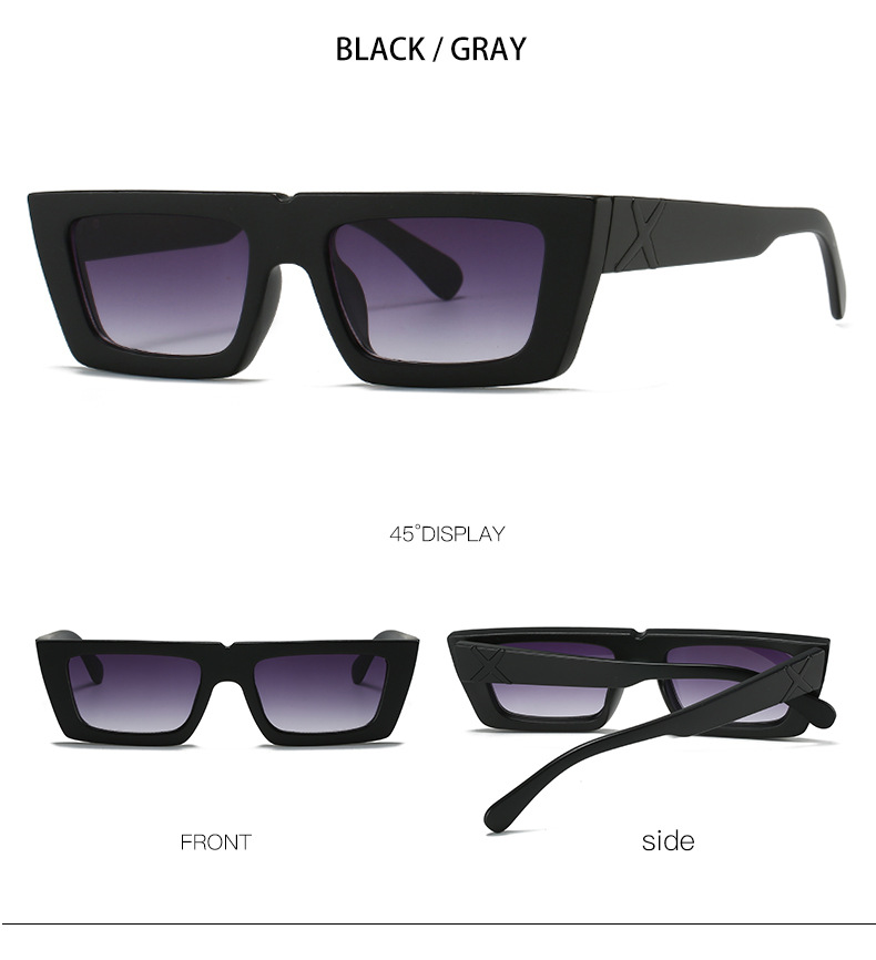 Neue kleine Box-Sonnenbrillen Modetrend Bonbonfarbene Sonnenbrillen Vielseitige Sonnenschirme 3_voghion.com