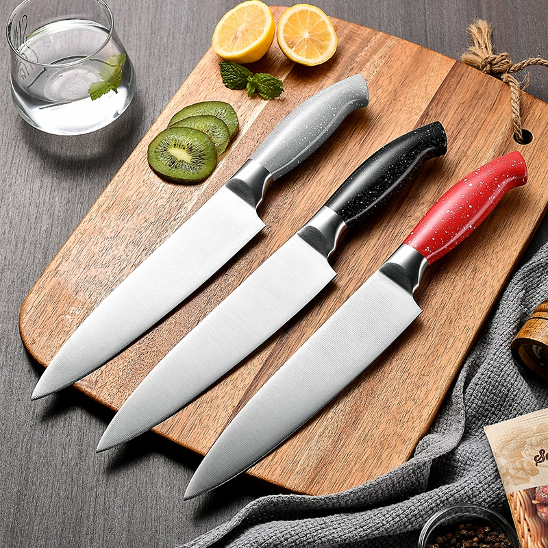 Нержавеющая сталь полая рукоять острый кухонный семейный нож кухонный нож кухонный нож