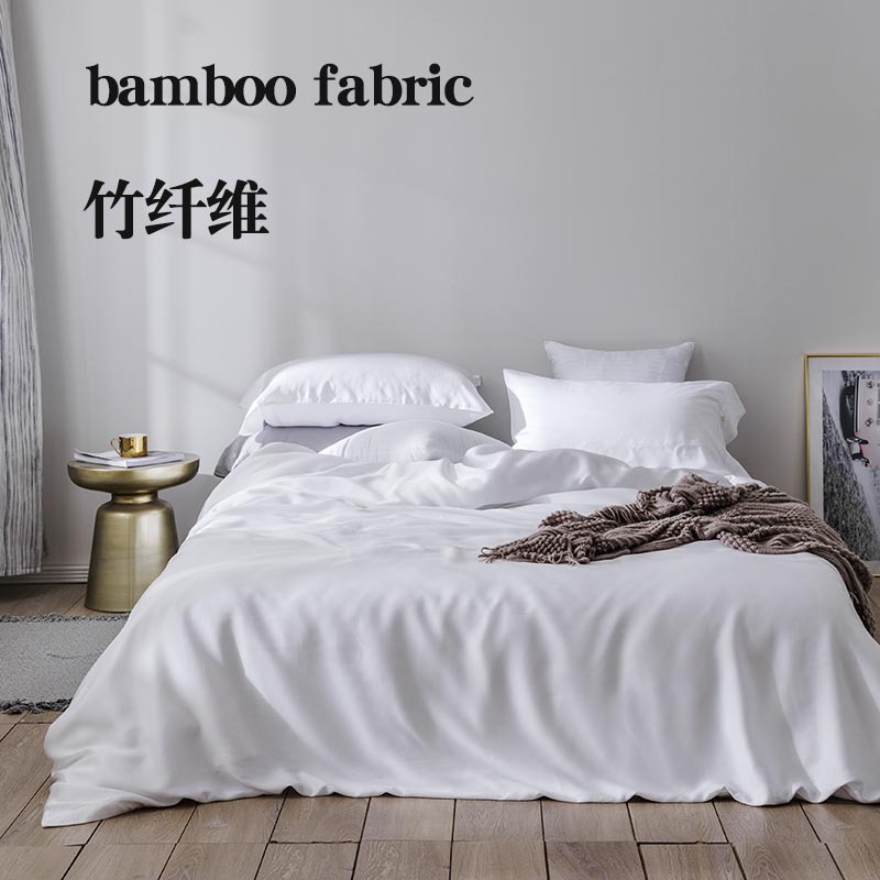 60支竹纖維面料 寬幅重力毯床上用品天竹纖維布料  bamboo fabric