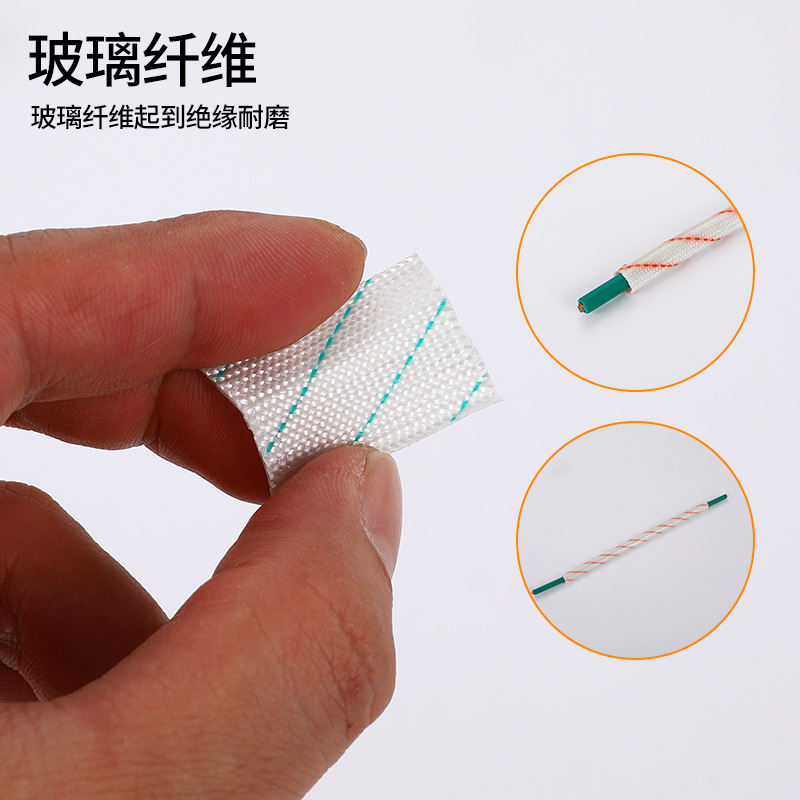 Yellow wax tube glass fiber tube thickened bar installed wire…