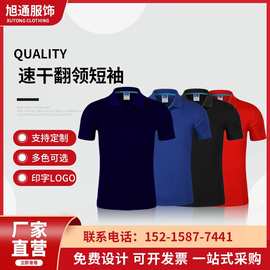 新款男女同款时尚翻领POLO速干衣 广告衫短袖文化 厂家供应订 做