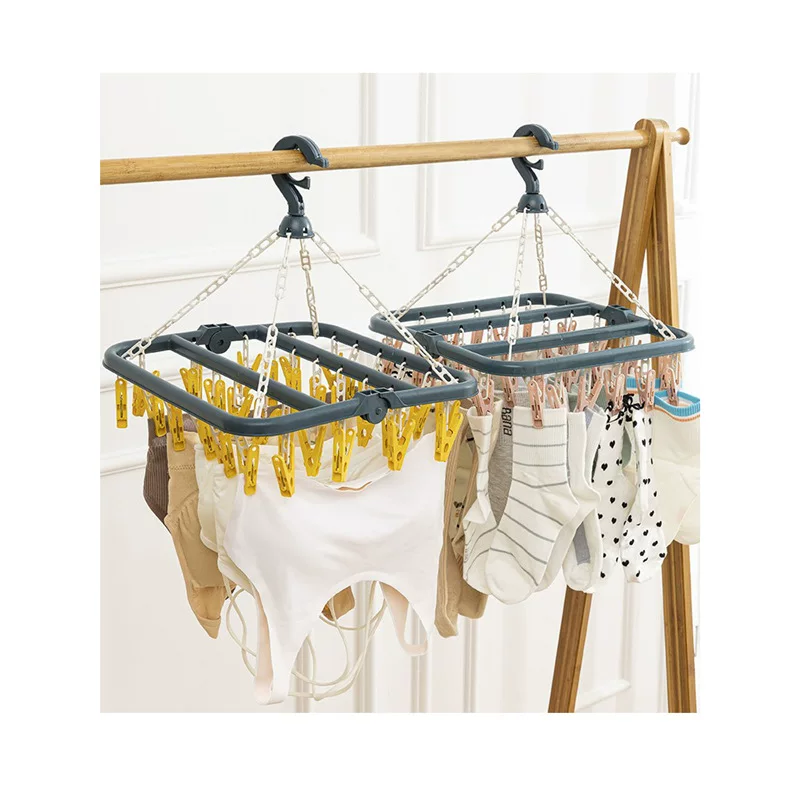 Universal socks, hanger, children's windproof drying rack, underwear