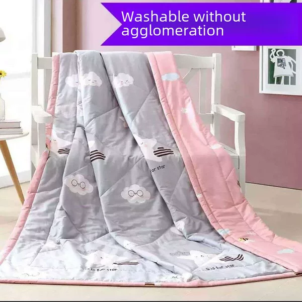 Factory wholesale summer quilt air conditioning quilt single double thin quilt gift quilt spring and autumn quilt core machine washable summer quilt