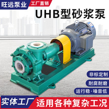 UHB型砂浆泵耐腐 磨耐酸碱泵压滤机入料泵硫酸污水化工泵旺远泵业