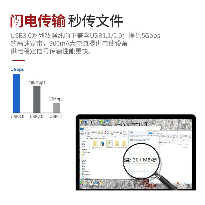 0.3-5 meters of USB extension line public data line USB3.0A public…