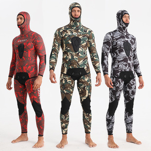 Shabbat diving suit men's professional deep diving cold-proof warm diving suit 3~5MM split free snorkeling fishing and hunting suit