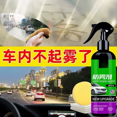 for car interiors and rearview — Automotive glass defogging agent