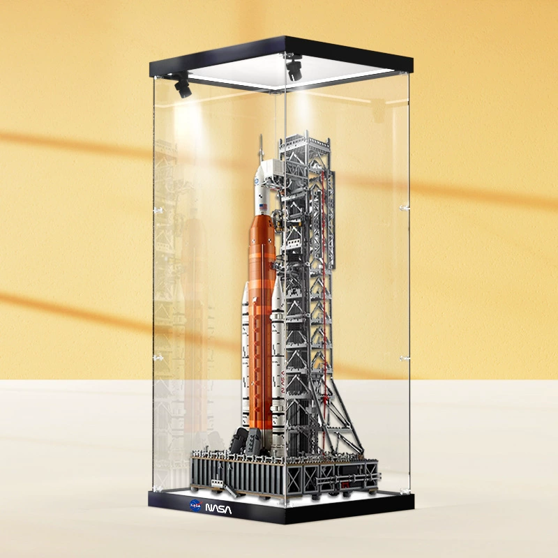 Подходит для серии LEGO ICONS 10341 Artemis Space Launch System акриловый ящик для хранения