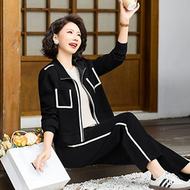 女式针织衫;女式毛呢外套;中老年衬衫