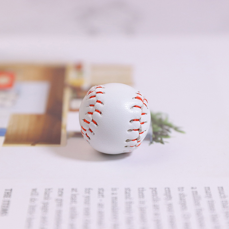 Mini Baseball Keychain Pendant Accessory Softball Small Accessory Yiwu Small Commodity City Wholesale Gift Holiday Gift