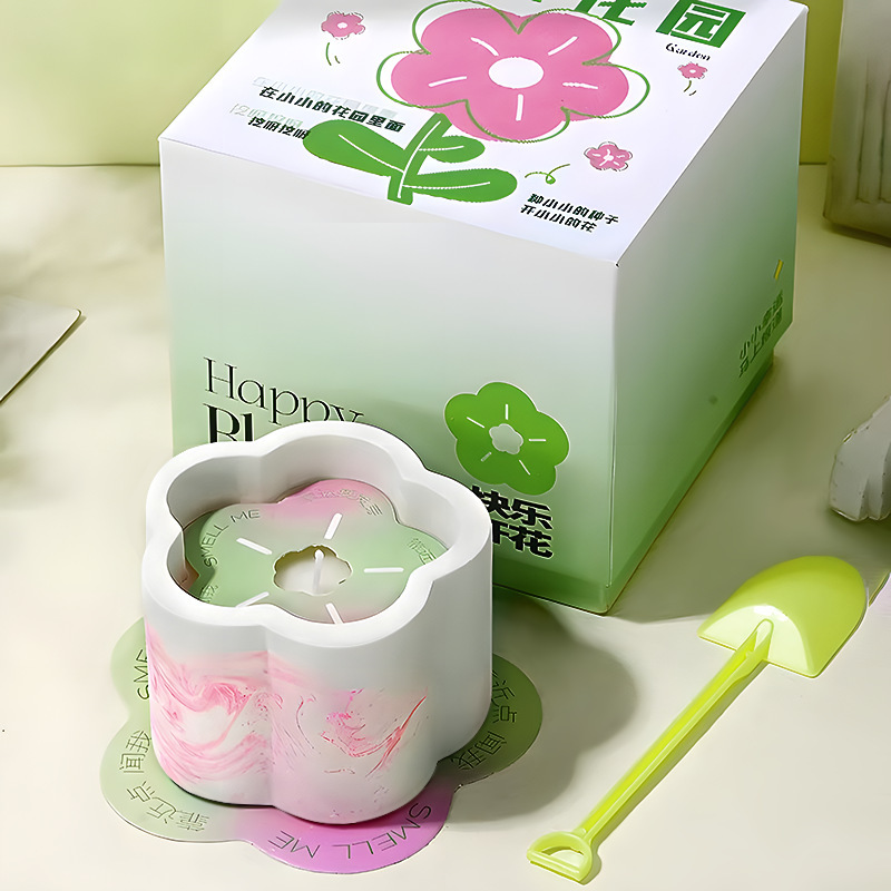 花瓣香薰蜡烛居家持久熏香卧室固体蜡烛香氛高级感浪漫礼物伴手礼|undefined