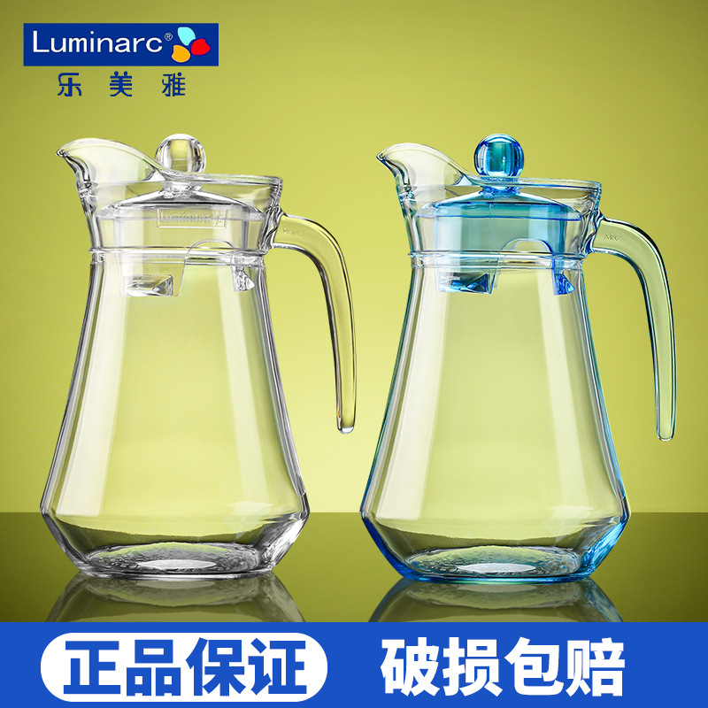 Hervidor de vidrio lemeiya hervidor de agua fría engrosada transparente resistente a altas temperaturas hervidor de agua fría tetera restaurante olla pico de pato al por mayor