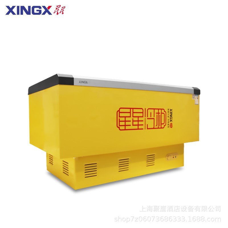 星星SD/SC-406BP商用大冰柜冷冻柜玻璃门展示柜冷藏冷冻岛柜