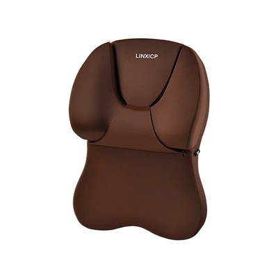 Headrest, car headrest lumbar support can - ice-brown-leisureone-headrest-height-adjustable