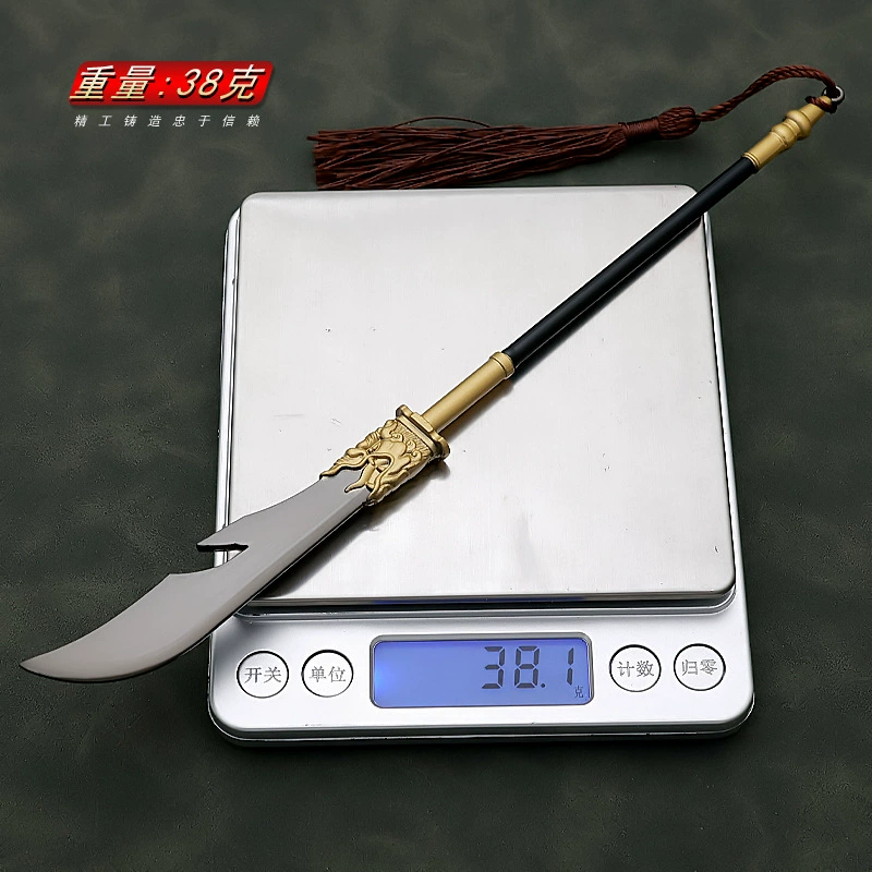 Фильм и телевидение вокруг оружия Guan Yu модель оружия Guan Yu Qinglong Yueyue нож 22 см изделие ремесла украшение