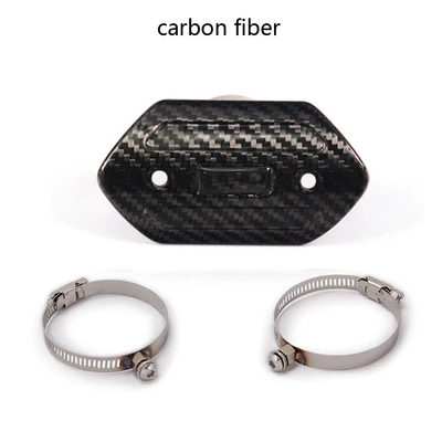 Anti-Scalding Decorative Cover Ar Ak Sc Carbon Fiber Anti-Scalding Shield Heat Insulation Protective Cover Motorcycle Exhaust Pipe (Exhaust pipe) - a