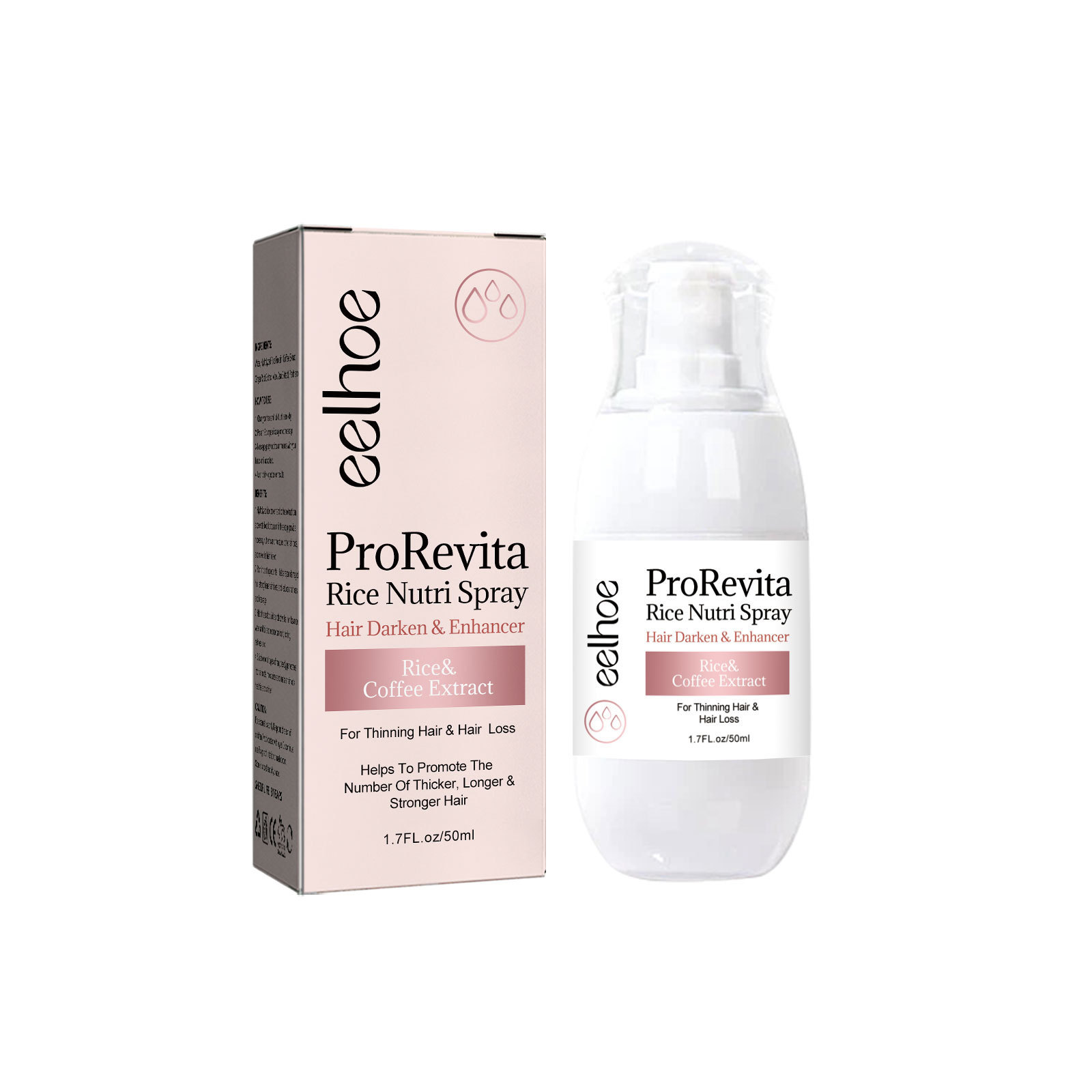 EELHOE Spray per spessore dei capelli al riso Forte riparazione dei capelli radice del follicolo pilifero prevenzione della caduta dei capelli spray per la cura dei capelli ispessimento dei capelli solidi_voghion.com