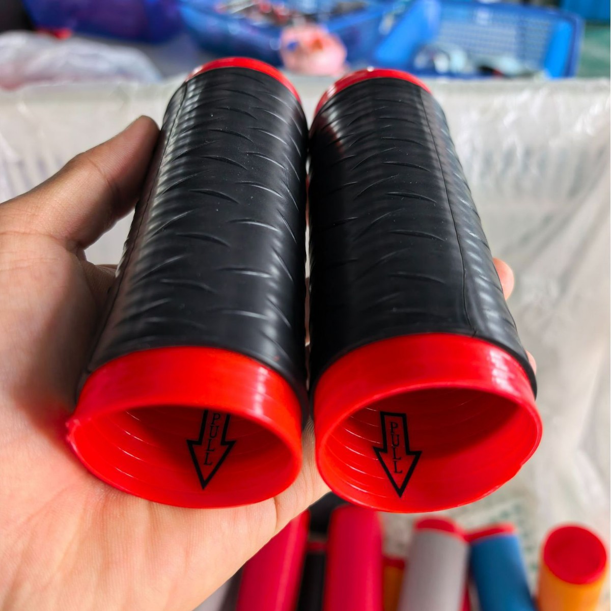 Motorcycle Handlebar Grips, Electric Vehicle Grip Covers, Non-Slip Silicone Covers, Easy-To-Pull Electric Vehicle Silicone Handle Covers