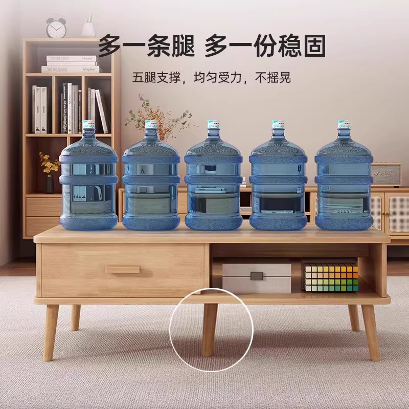 Mesa de té pequeña sala de estar doméstica 2026 nuevo sofá mesa de té simple mesa de viento de madera moderna de alquiler