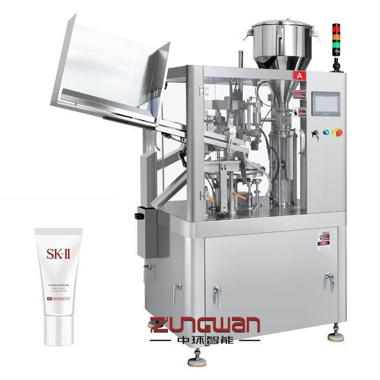 牙膏灌装封尾机_温州中环液体软管封尾机_多功能全自动封